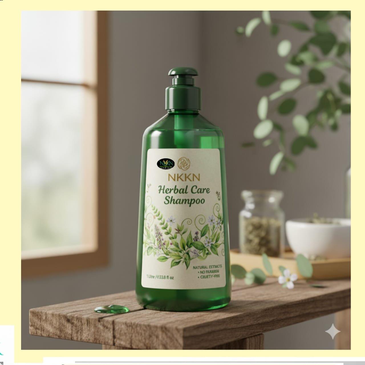 Herbal Care Shampoo by NKKN Brand: The Natural Secret to Healthy, Strong & Shiny Hair
