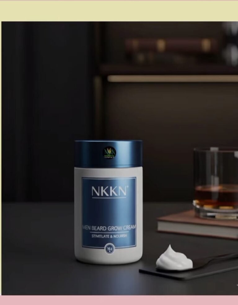 NKKN Men’s Beard Grow Cream The Ultimate Guide to Fuller Healthier Facial Hair