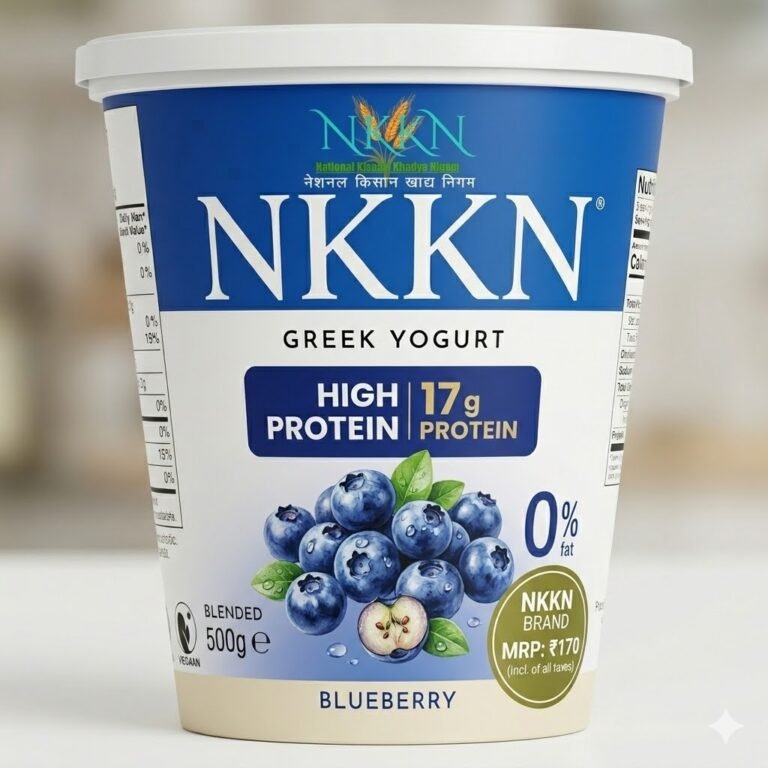 NKKN Brand Greek Yogurt with Blueberry: A Delicious Blend of Health and Taste