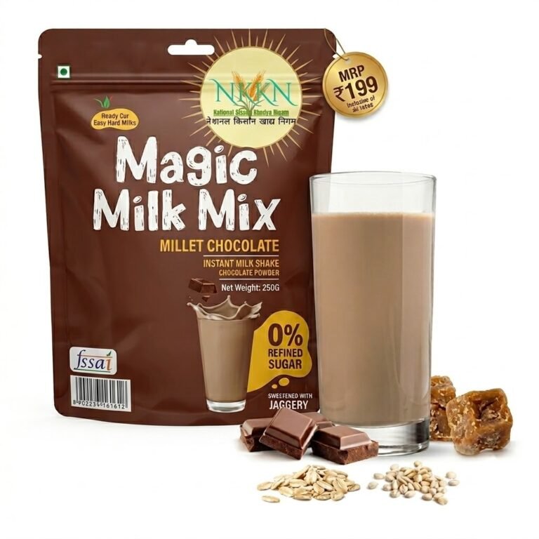 NKKN Brand Instant Millet with Chocolate Milkshake