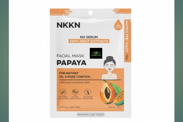 NKKN Brand Papaya Facial Mask for Oil & Pore Control